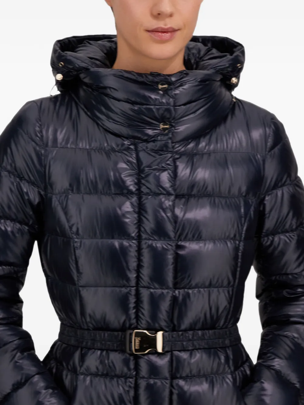 Herno Jas met capuchon Blauw