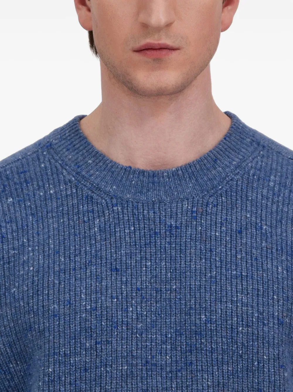Herno Ribgebreide trui Blauw
