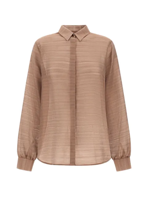Herno camisa a rayas en jacquard