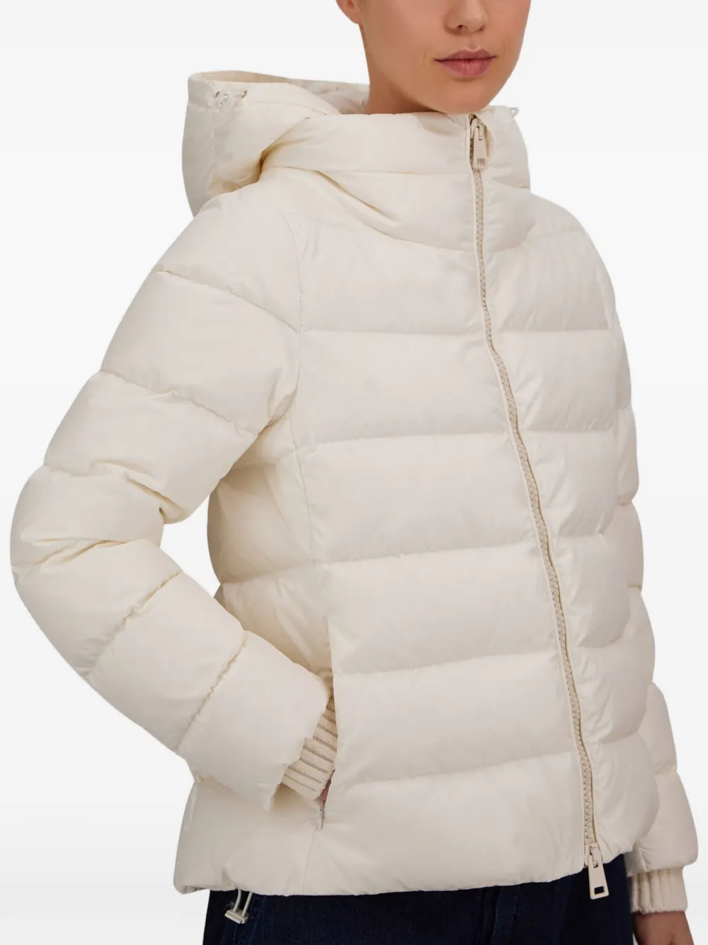 Herno Chamonix gewatteerd donsjack Wit