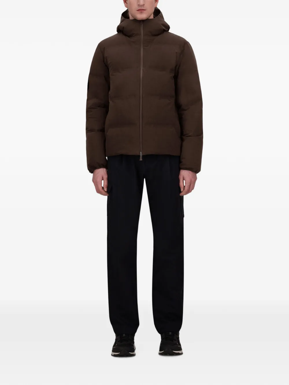 Herno quilted hooded jacket Bruin