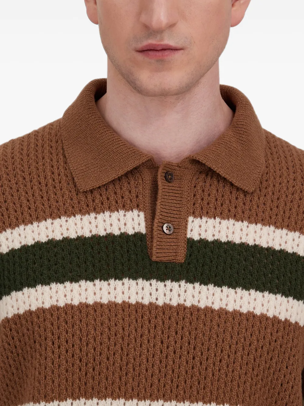 Herno striped sweater Bruin