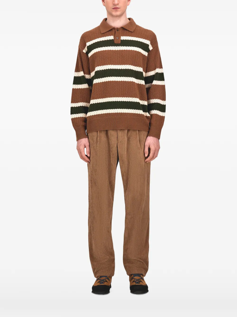 Herno striped sweater Bruin