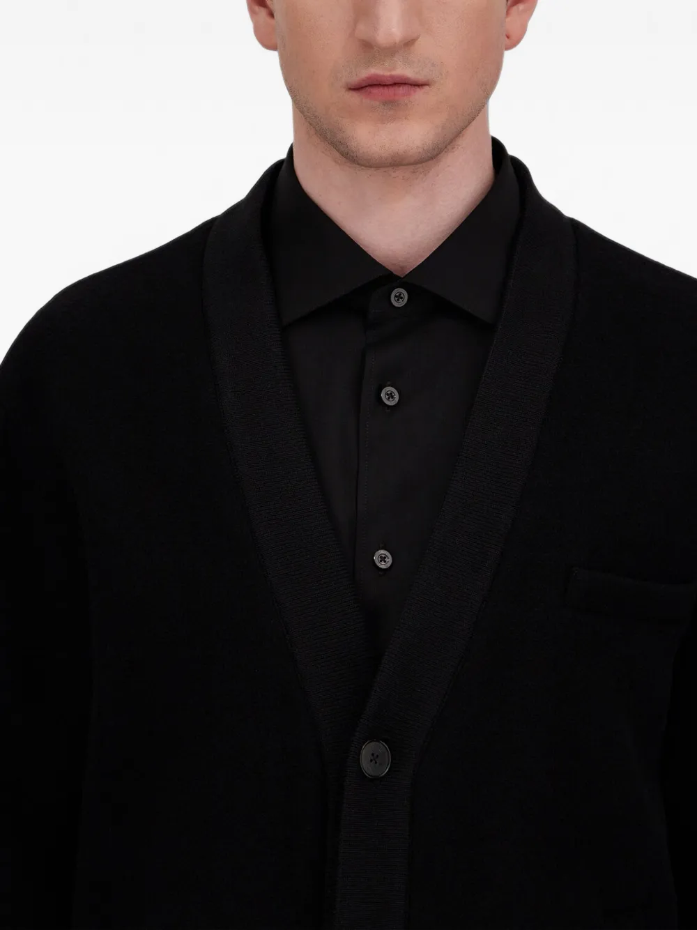 Herno Twill jack van dubbelzijdige stof Zwart