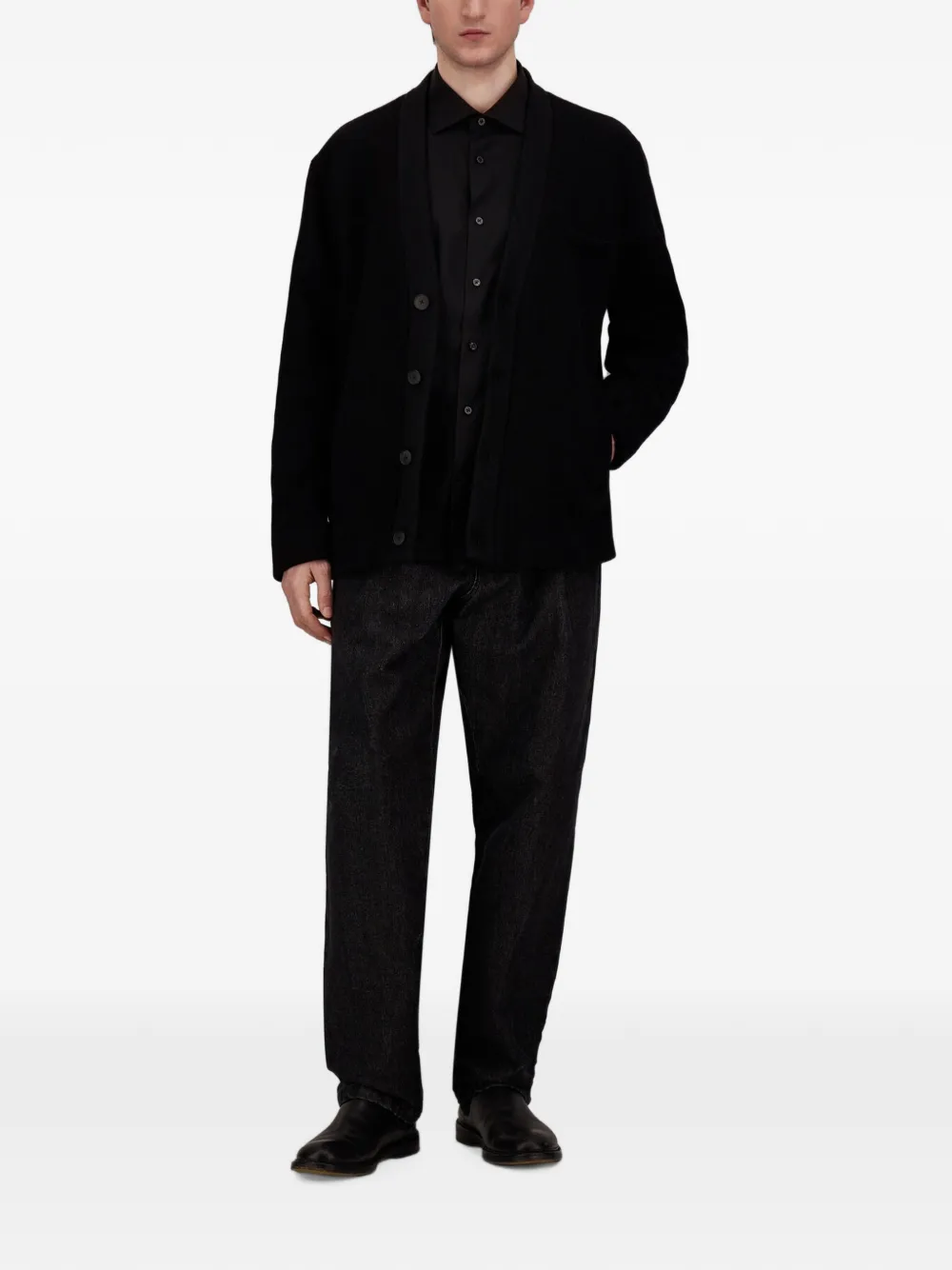 Herno Twill jack van dubbelzijdige stof Zwart