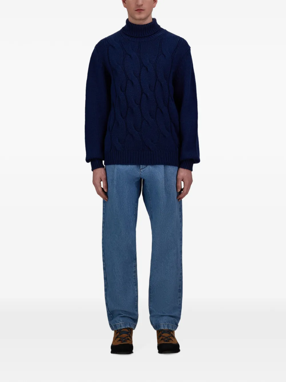 Herno Straight jeans Blauw