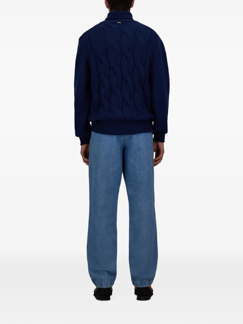 Herno Straight jeans Blauw