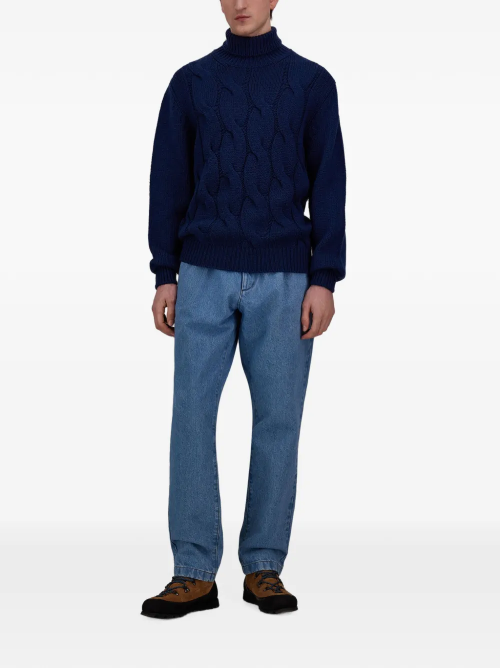 Herno Straight jeans Blauw
