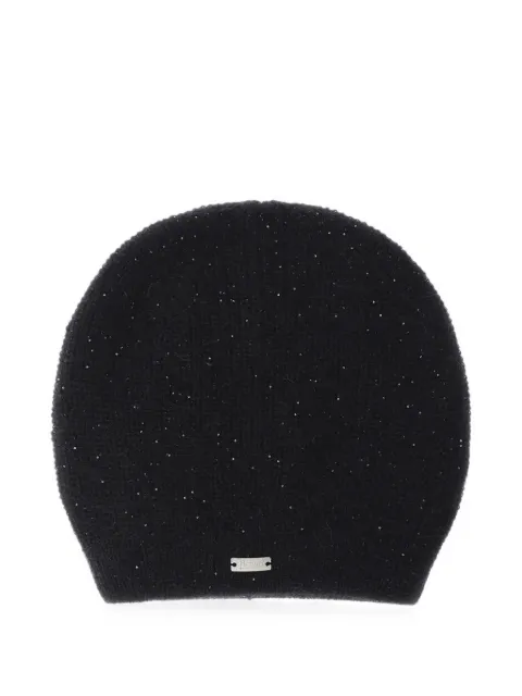 Herno rib-knit beanie hat