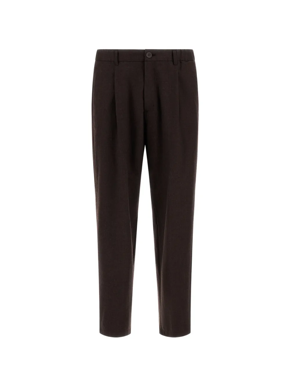 Herno Pantaloni sartoriali impermeabili con pieghe - Marrone