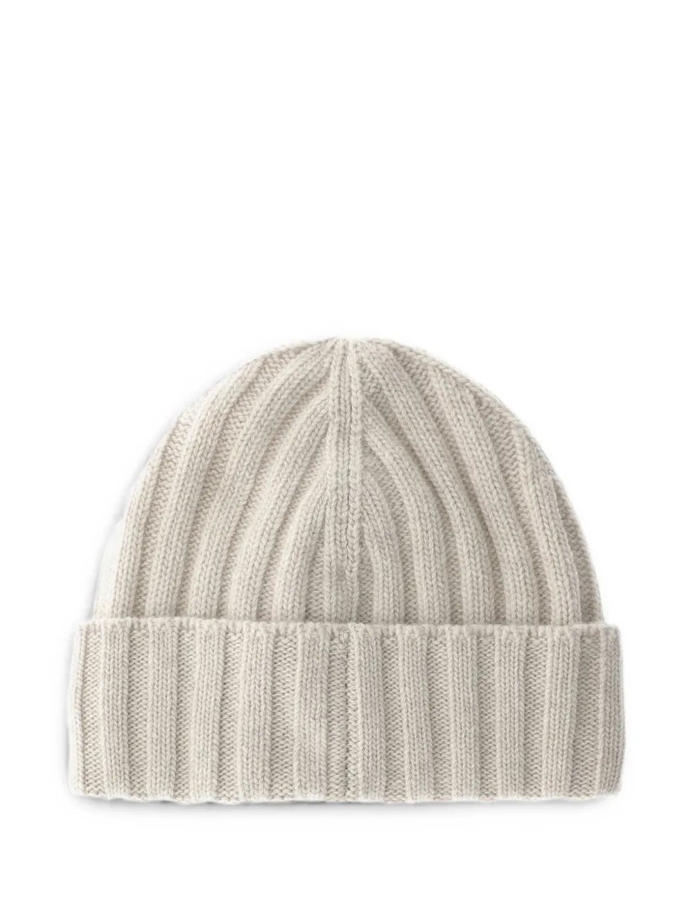 Herno Ribgebreide muts Beige