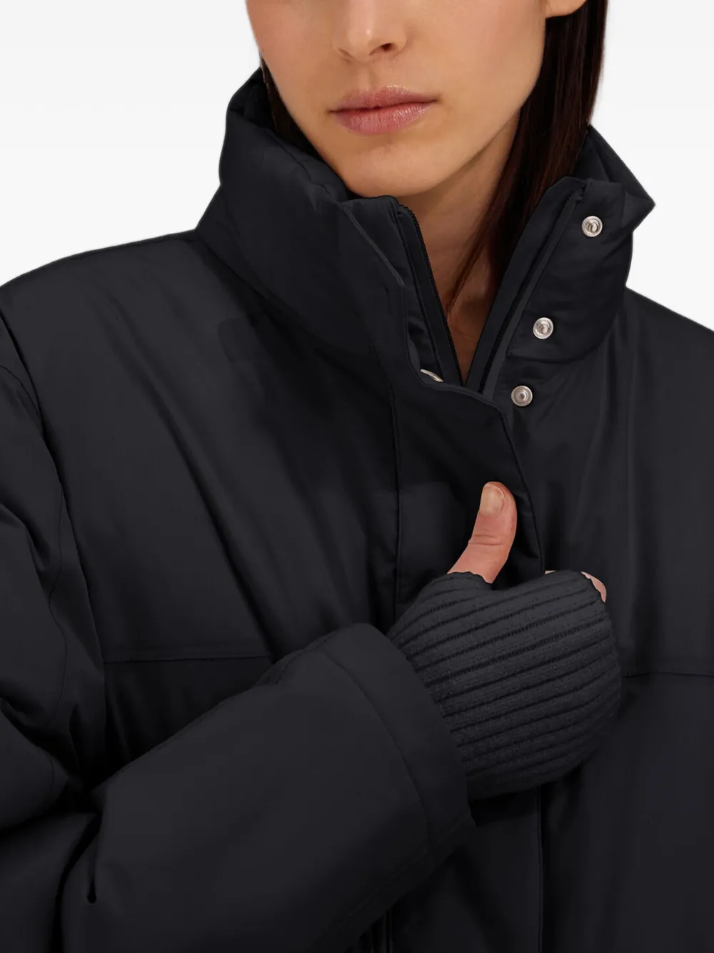 Laminar GORE-TEX gewatteerd donsjack Zwart