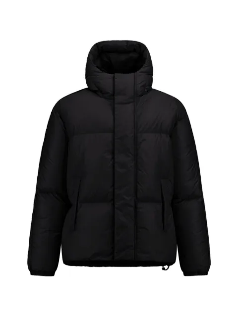 Laminar hooded padded jacket