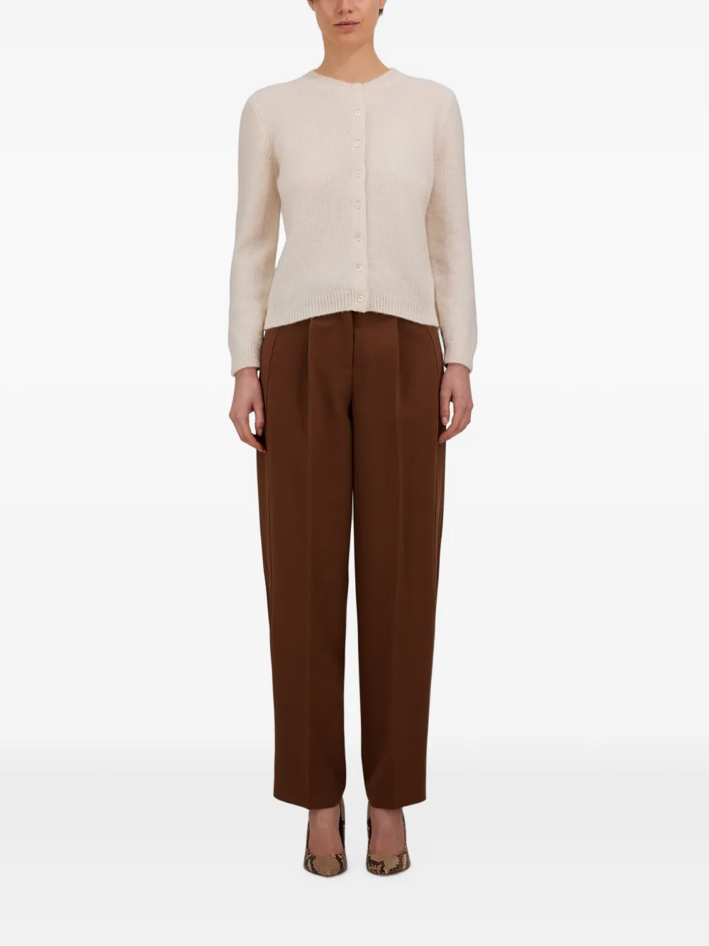 Herno Vest met knopen Beige