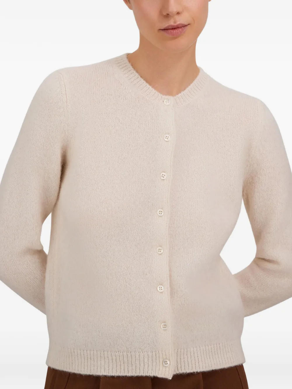Herno Vest met knopen Beige