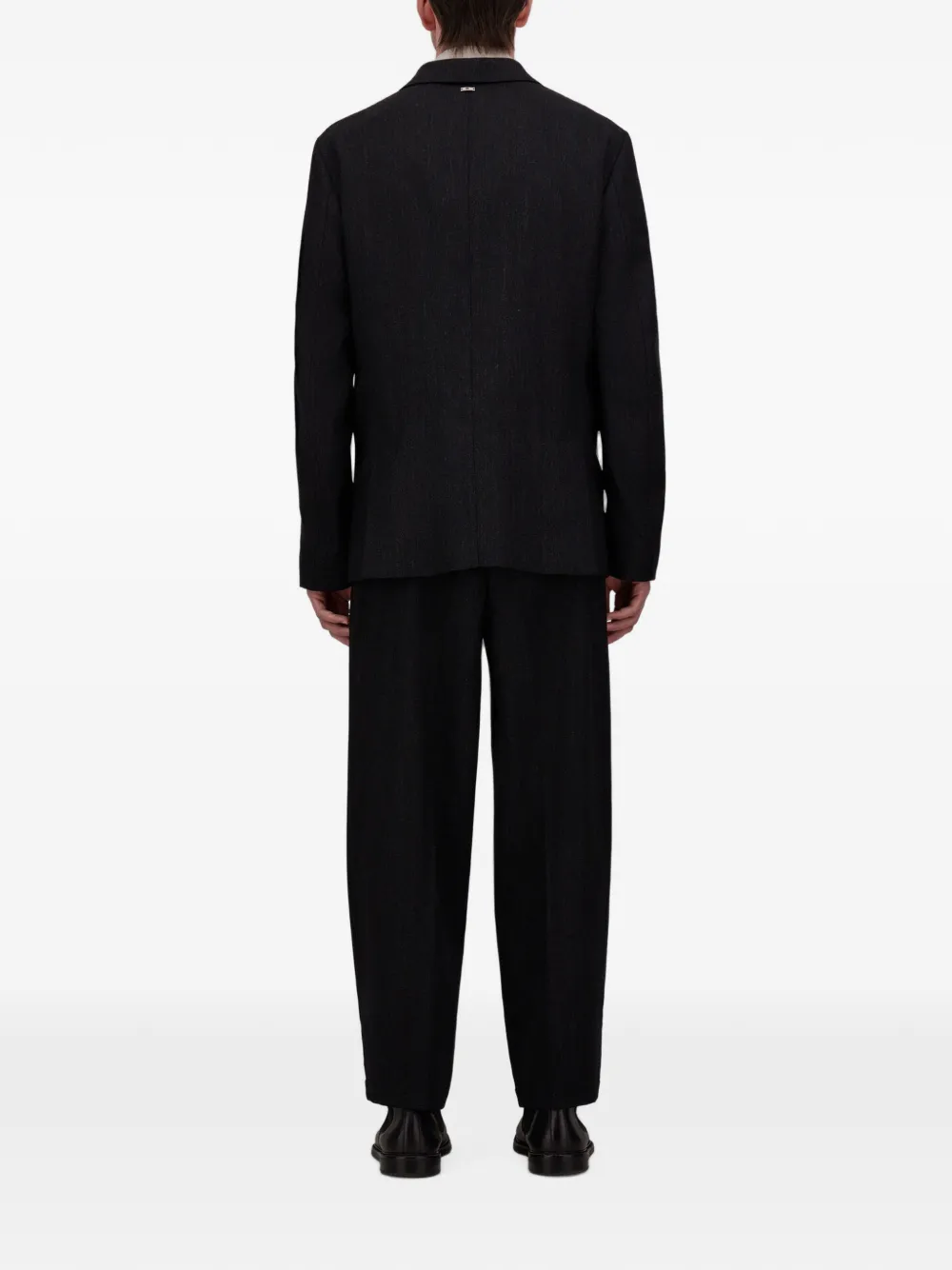 Herno Plooibroek van wollen twill Grijs