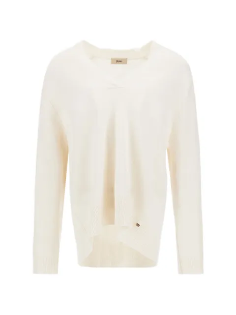 Herno stocking-stitch cashmere sweater