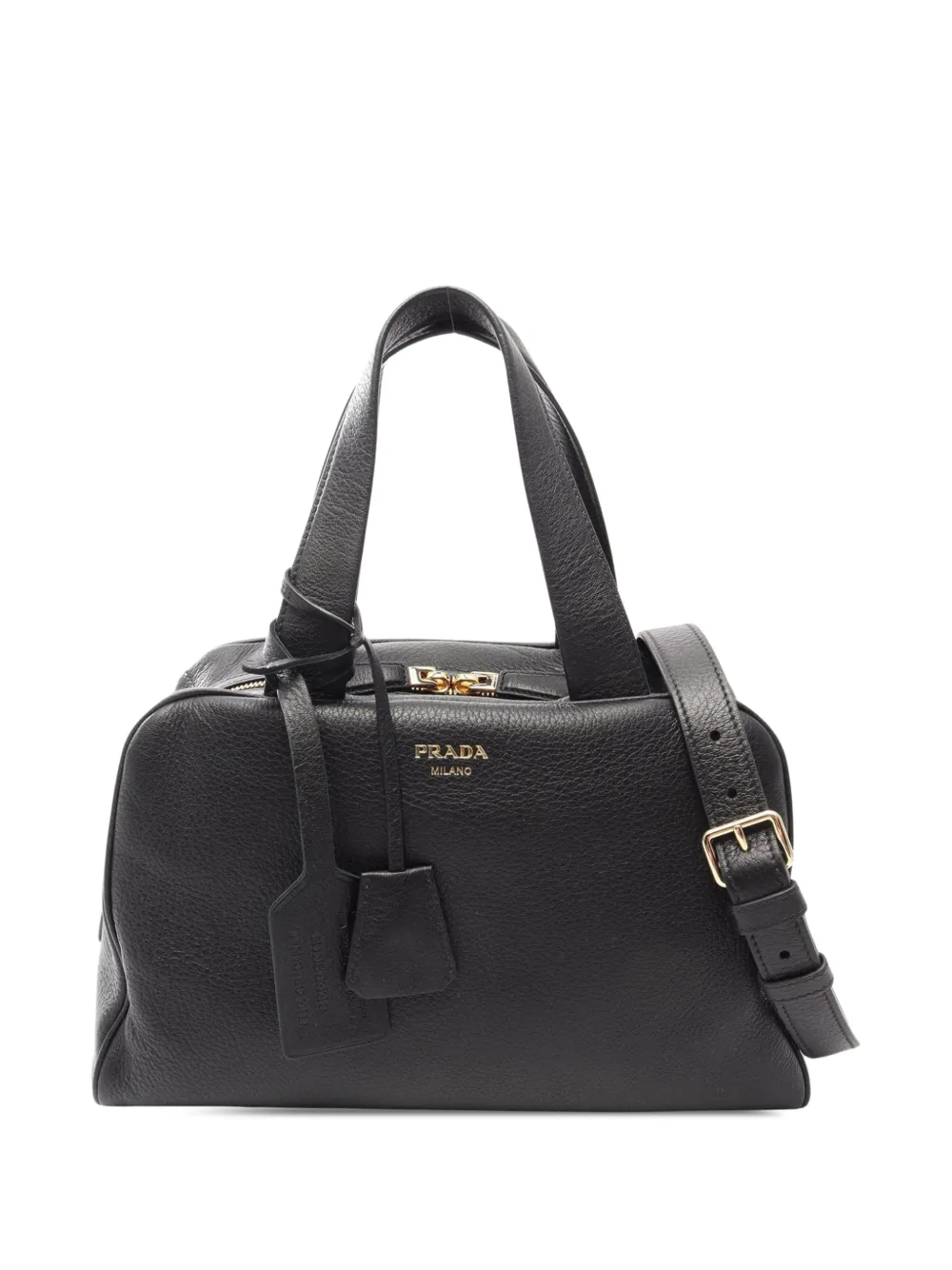 Prada Pre-Owned Borsa a tracolla Vitello Daino 2013-2026 - Nero