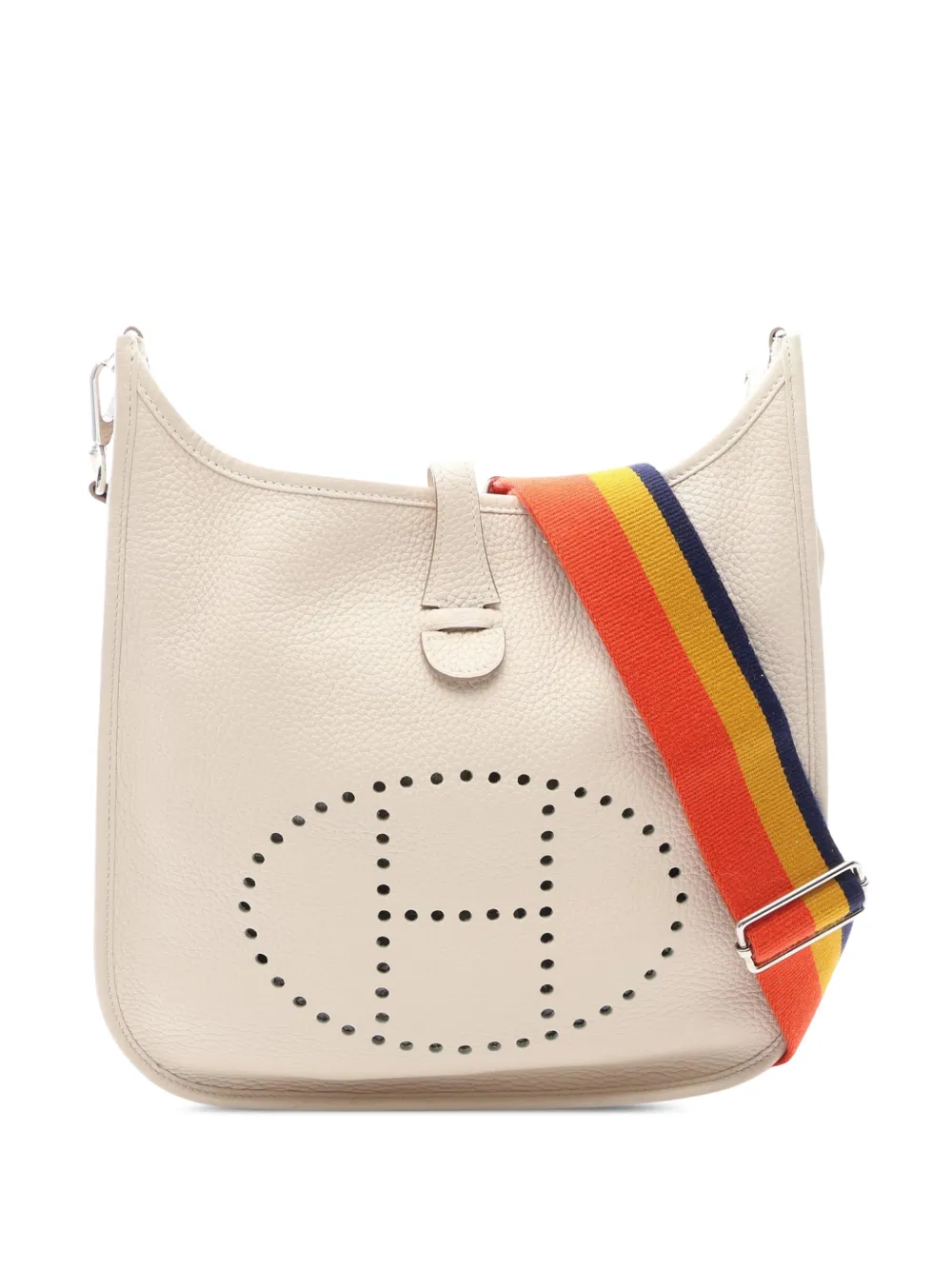 Hermès Pre-Owned 2015 Clemence Evelyne III PM crossbody bag - Bianco