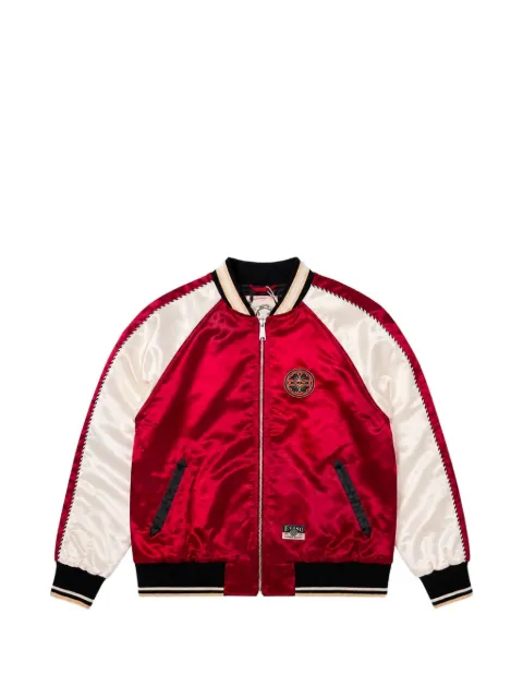 EVISU embroidered bomber jacket