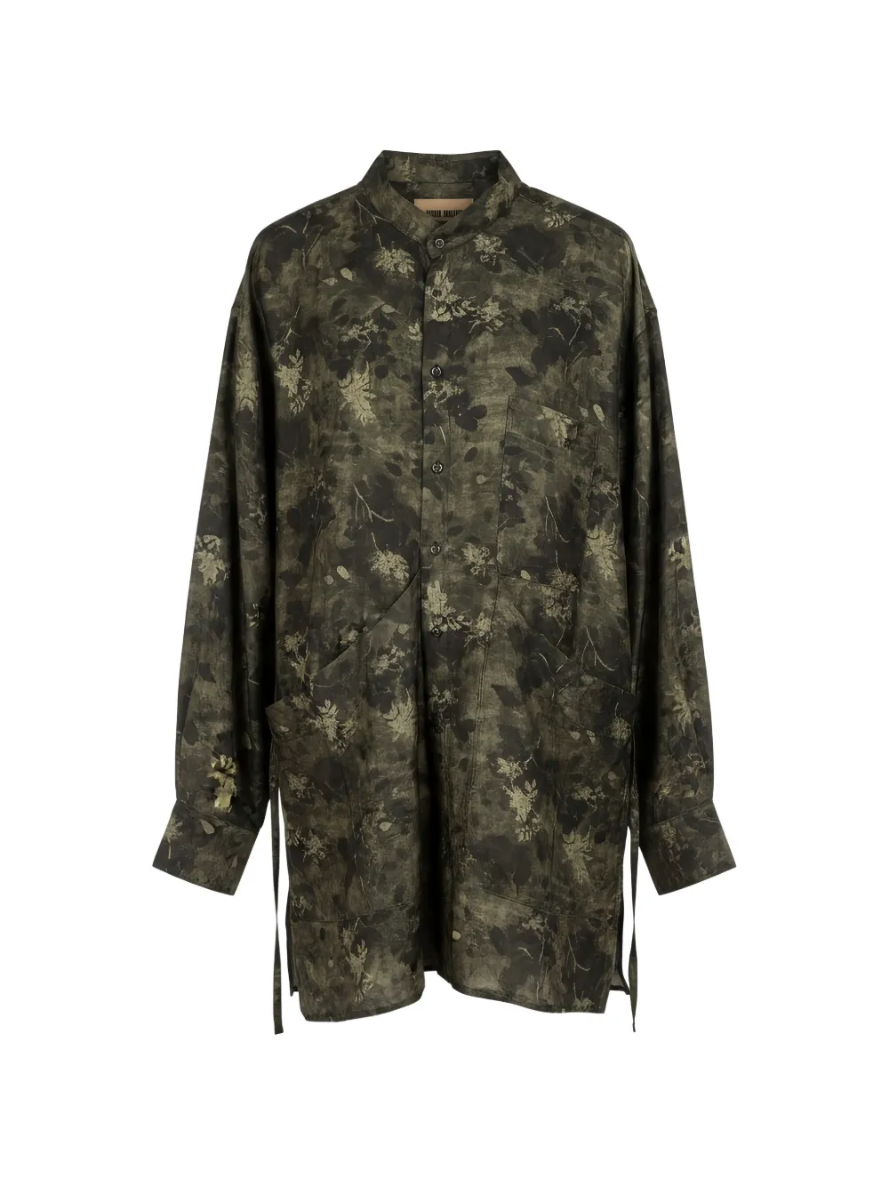 Uma Wang floral-print button-up shirt