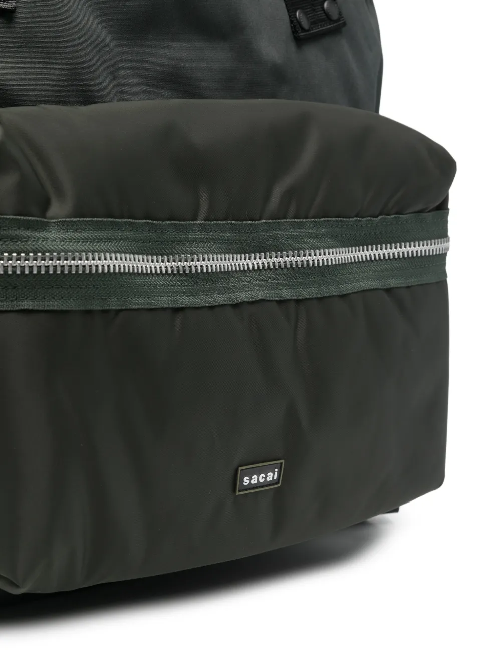 sacai Large Zip-pocket Tote Bag in Black, view 4