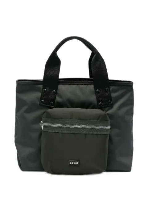 sacai medium pocket tote bag