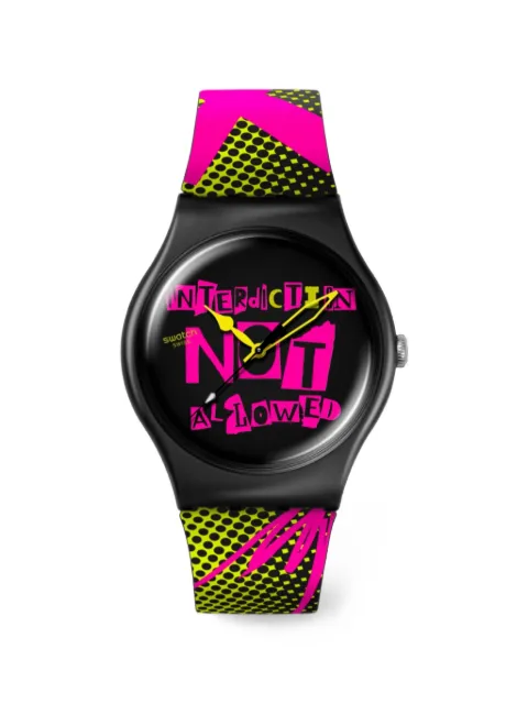 Swatch round-face 41mm watch