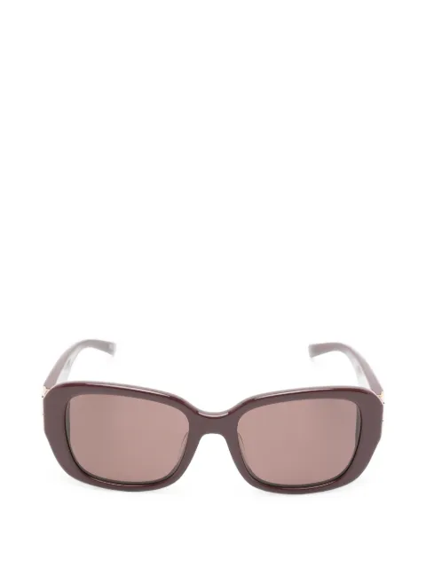 Balenciaga BB logo rectangle-frame sunglasses