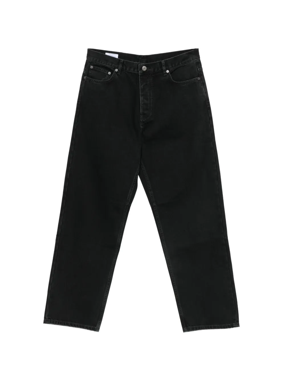 Off-White Arrows-print straight-leg jeans - Nero
