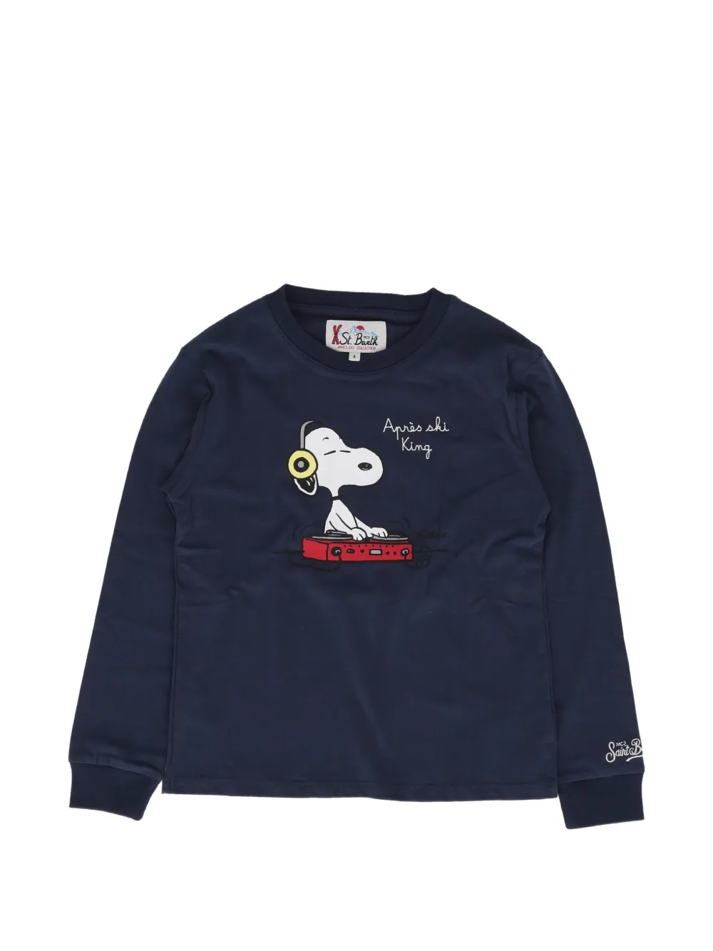 MC2 Saint Barth Kids Luton Jr Warm-Snoopy sweater Blauw