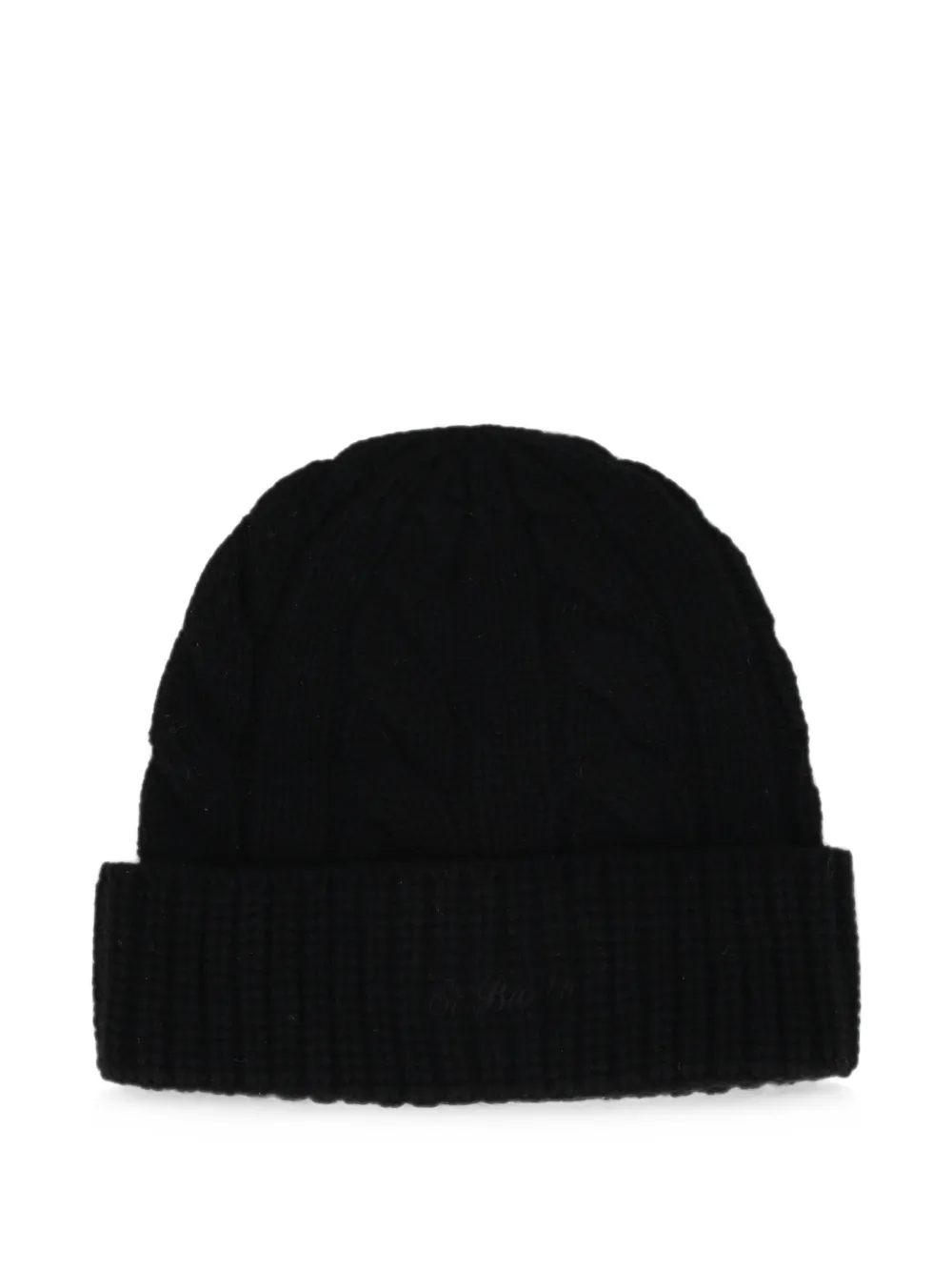 MC2 Saint Barth Moss cable-knit beanie hat