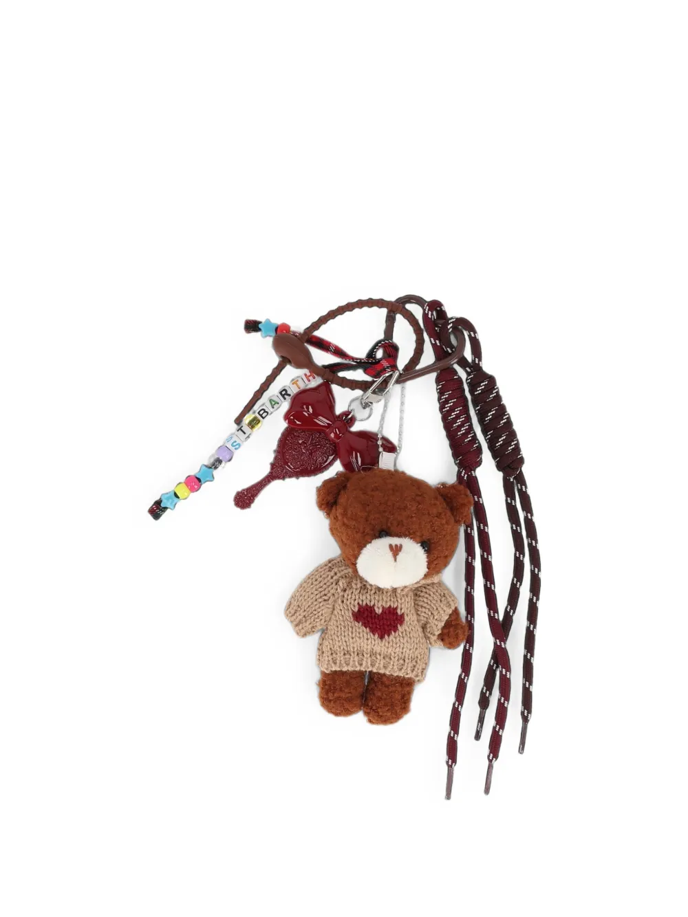 MC2 Saint Barth Kids bijou de sac ourson - Marron
