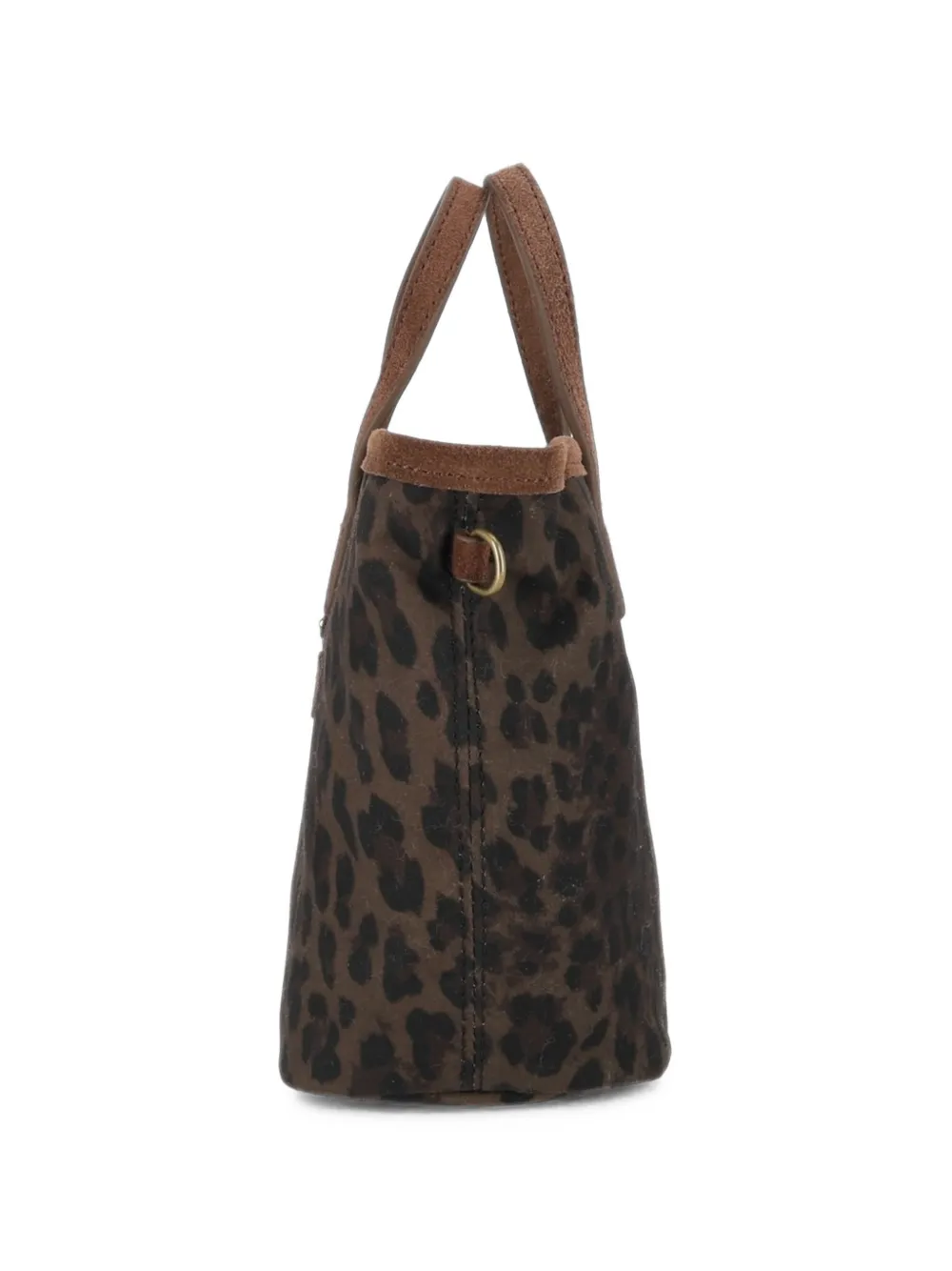 MC2 Saint Barth mini City leopard-print tote bag Bruin