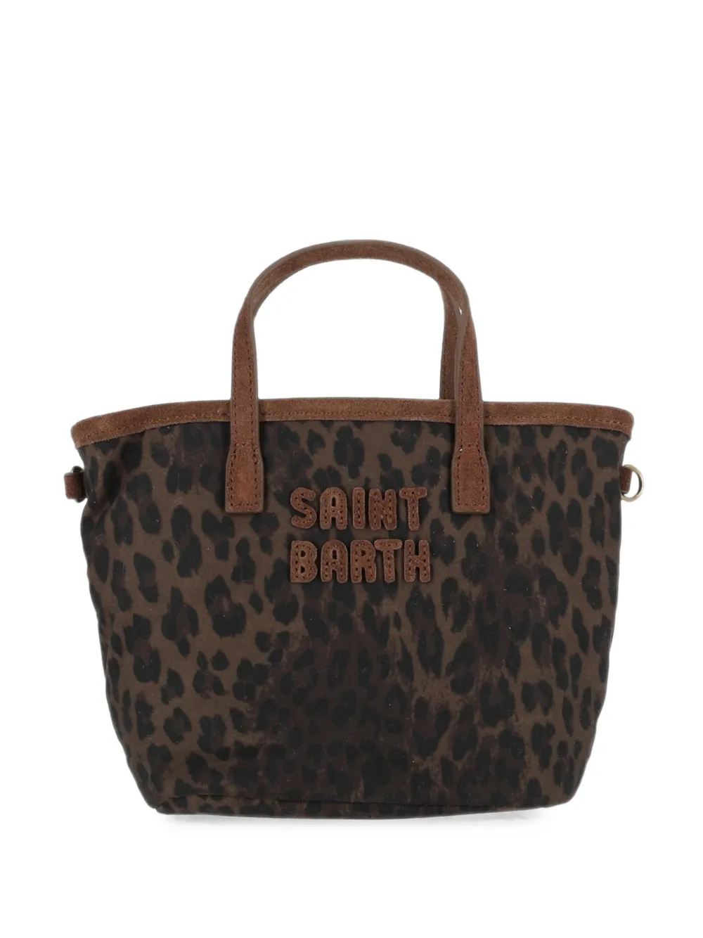 MC2 Saint Barth mini City leopard-print tote bag