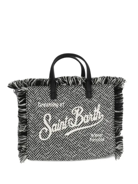 MC2 Saint Barth tote con motivo pied de poule