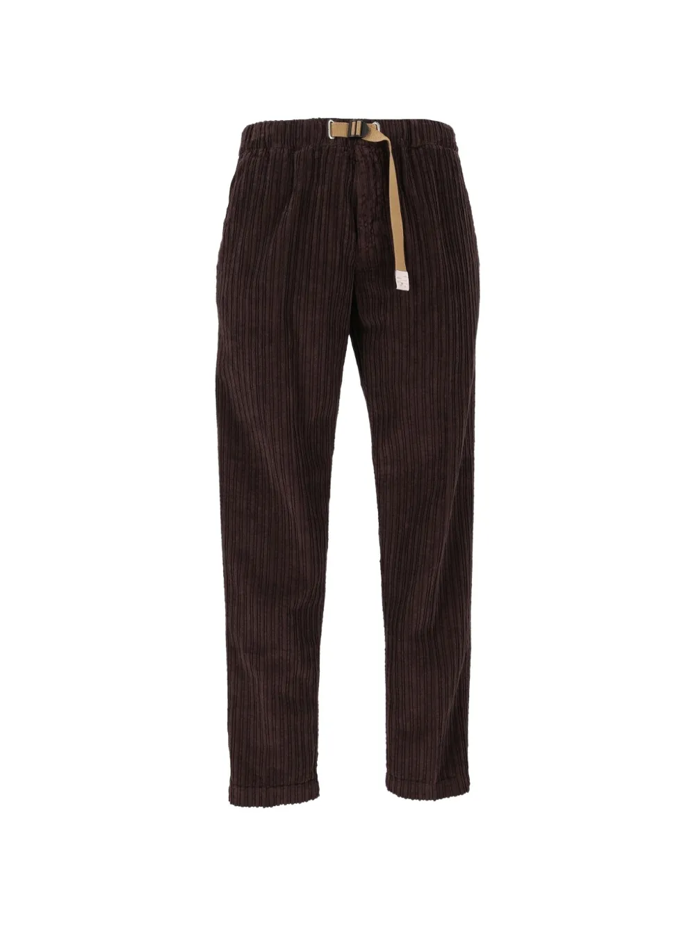 White Sand wide-stripe corduroy trousers