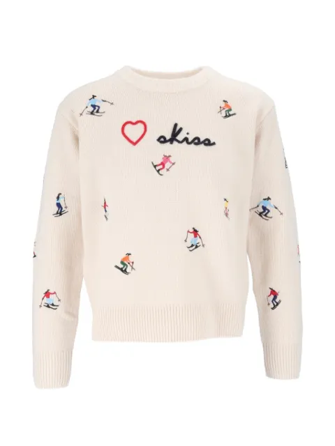 MC2 Saint Barth skier-embroidered sweater