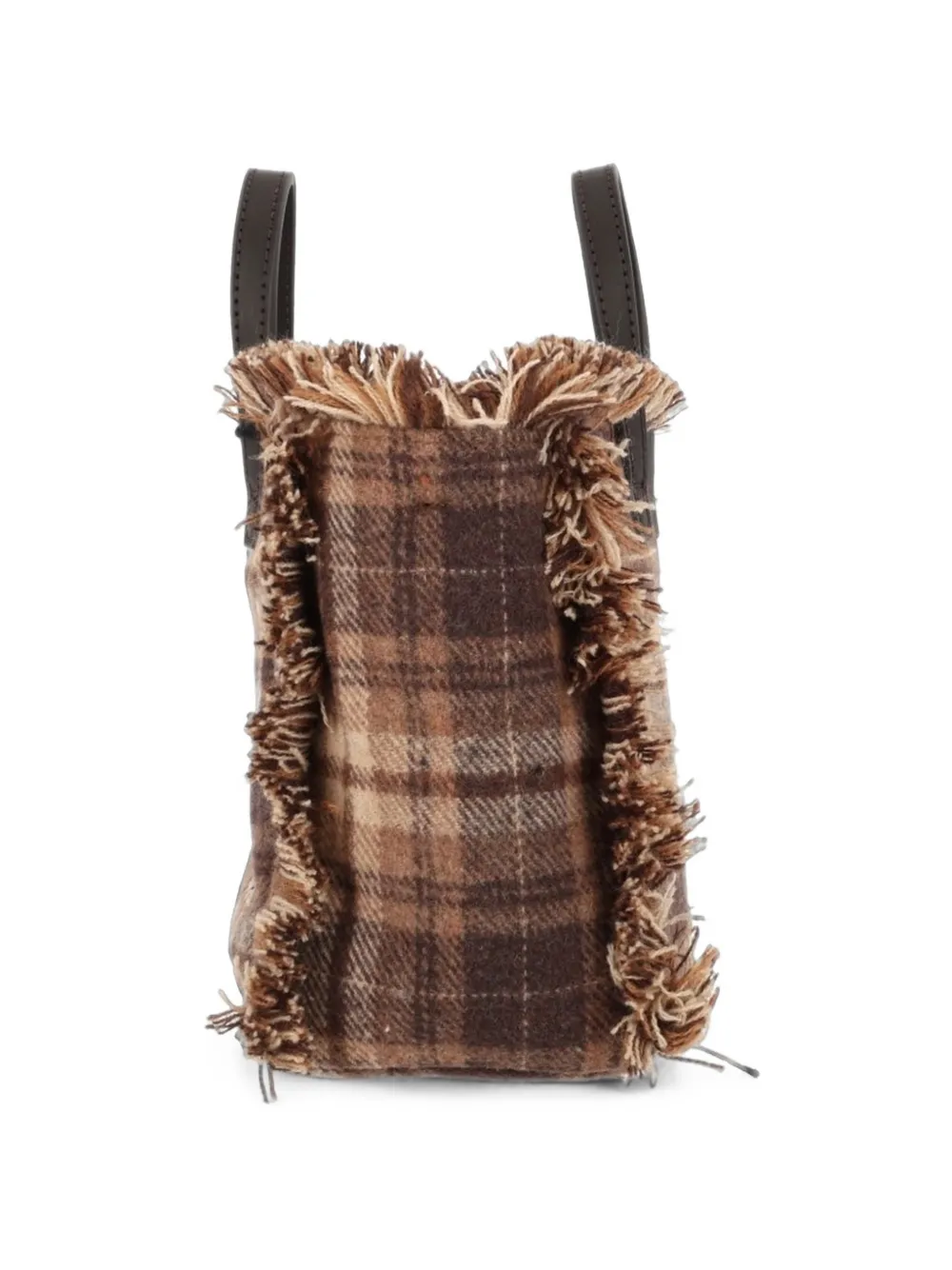 MC2 Saint Barth Vanity Mini Tartan shopper Bruin