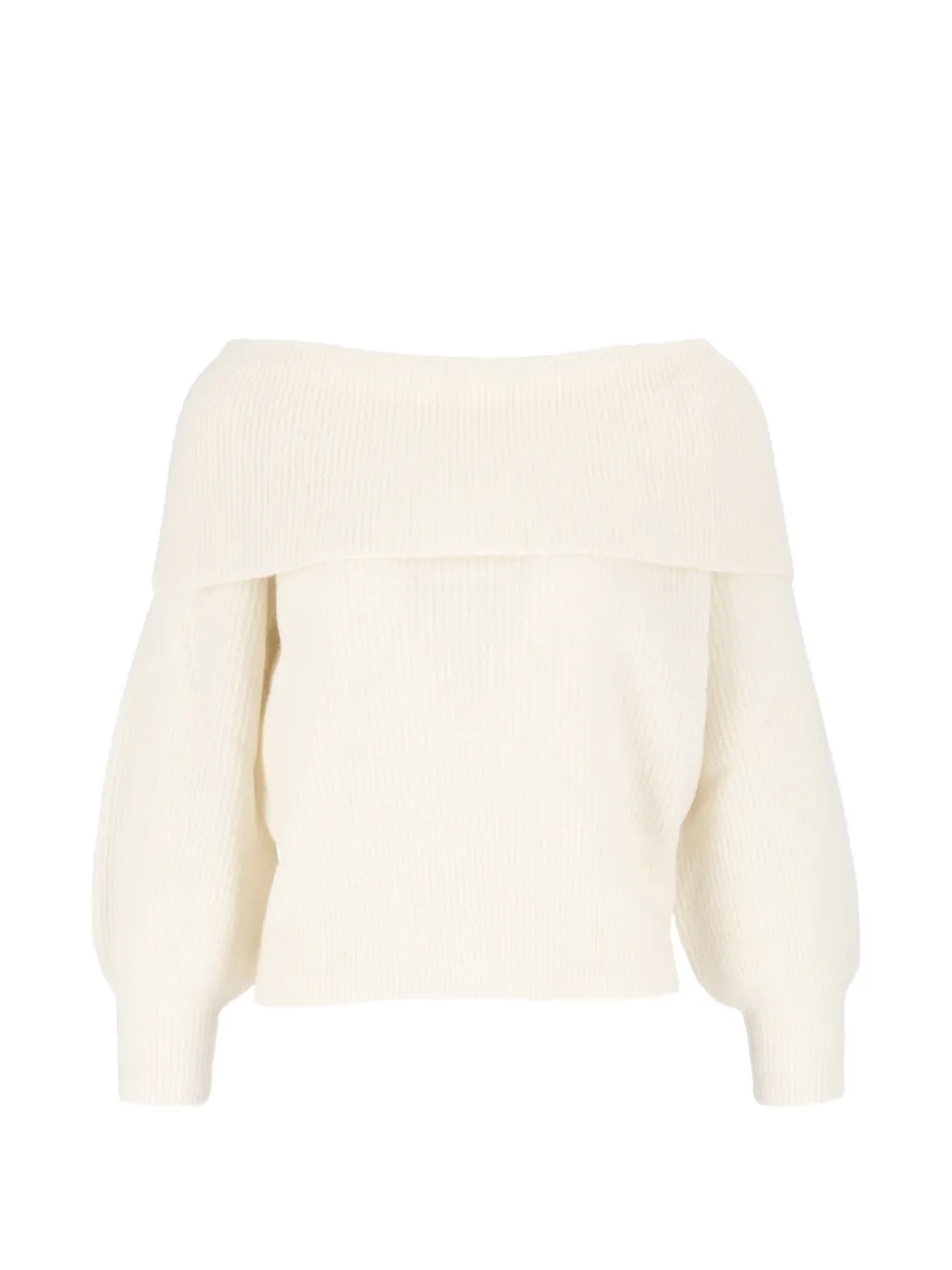 MC2 Saint Barth Aliette Soft-10 off-the-shoulder sweater Beige