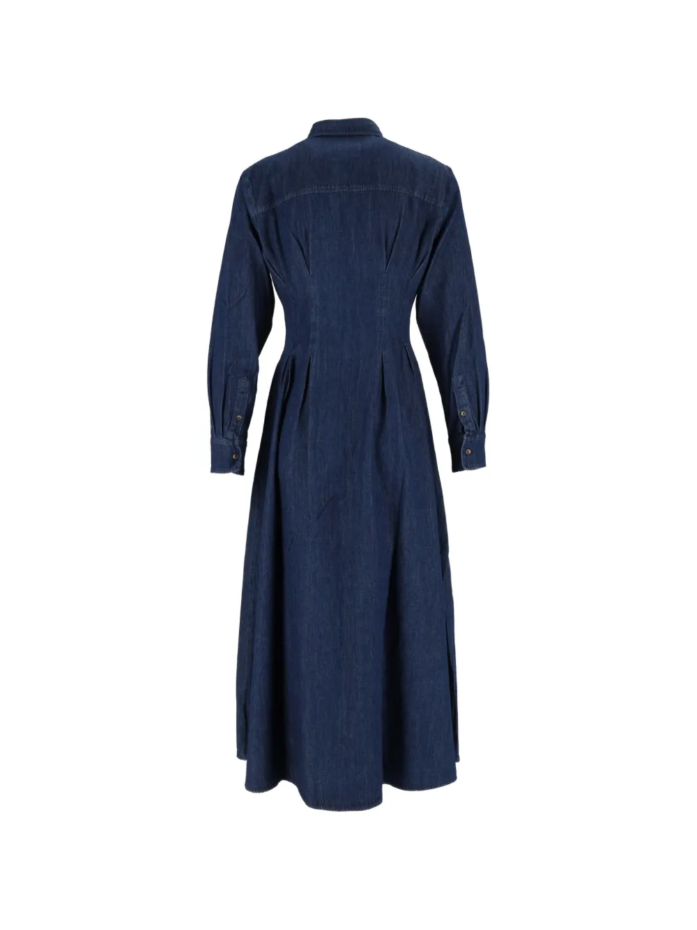MC2 Saint Barth Alys denim midi-jurk Blauw