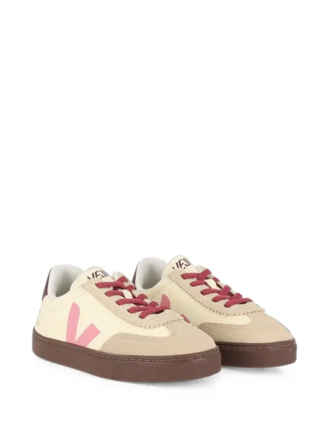 VEJA Kids x BONPOINT Volley Sneakers mit Wildledereinsätzen