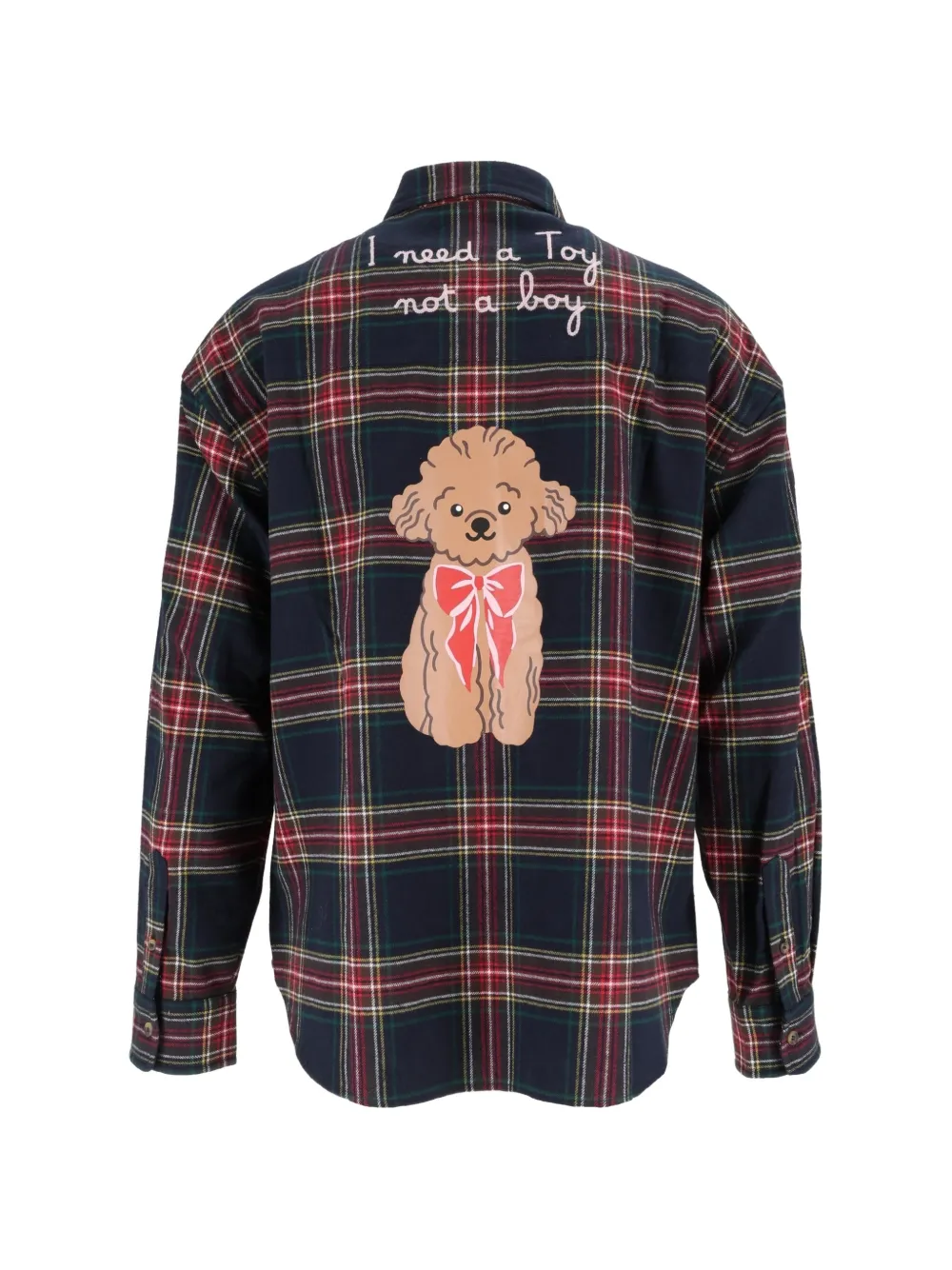MC2 Saint Barth Lully tartan flannel shirt Blauw
