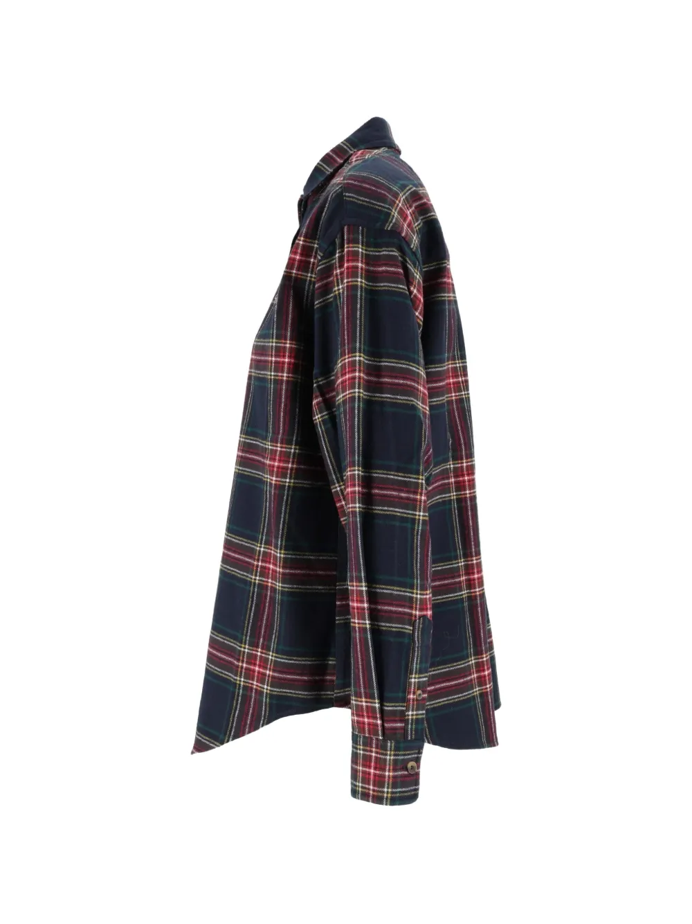 MC2 Saint Barth Lully tartan flannel shirt Blauw