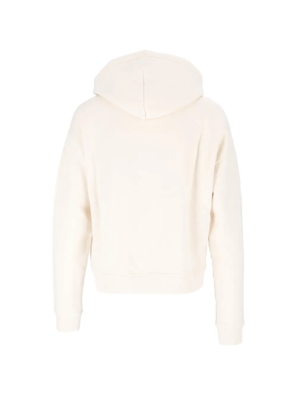 MC2 Saint Barth Katoenen hoodie met geborduurd logo Beige