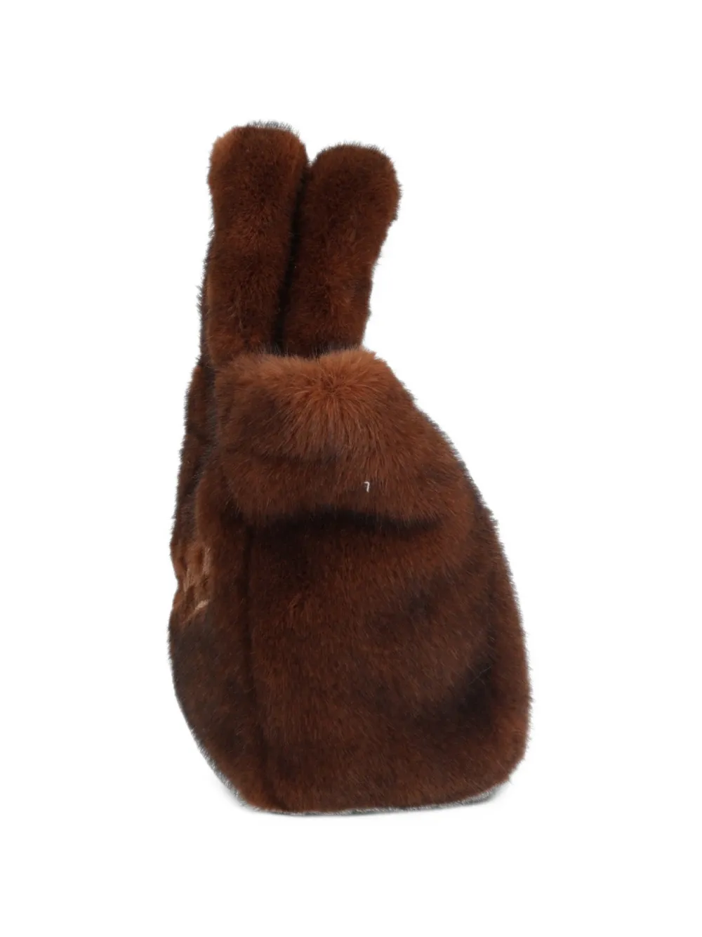 MC2 Saint Barth Vanity mini faux-fur tote bag Bruin