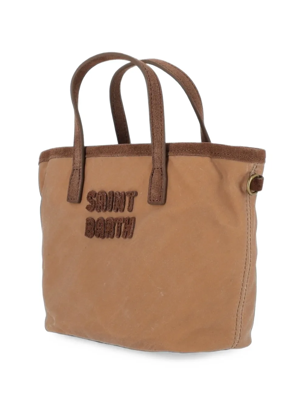 MC2 Saint Barth logo-lettering tote bag Bruin