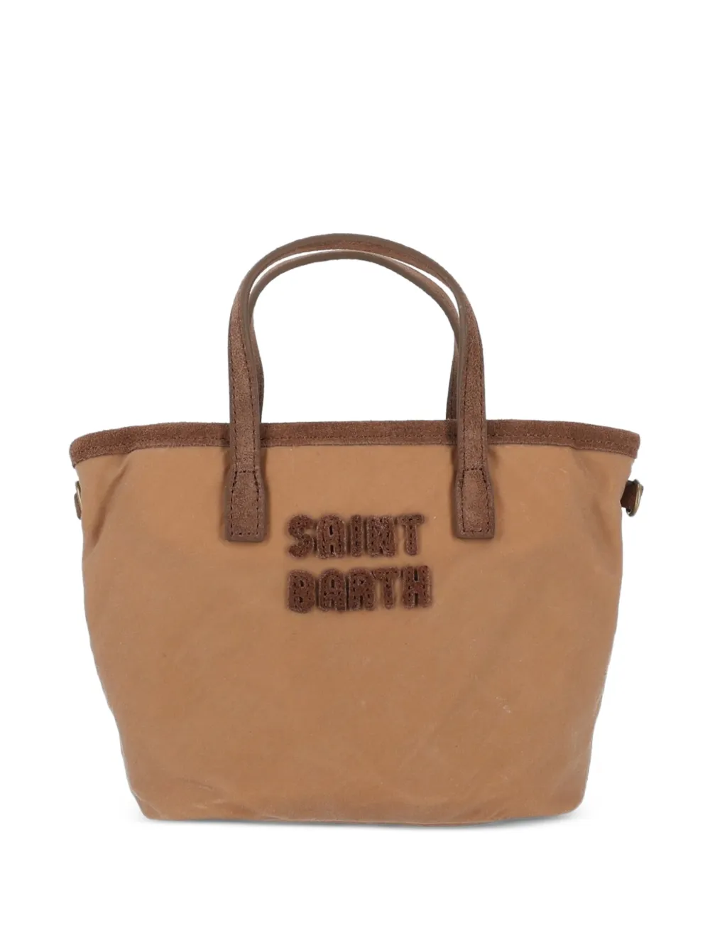 MC2 Saint Barth logo-lettering tote bag Bruin