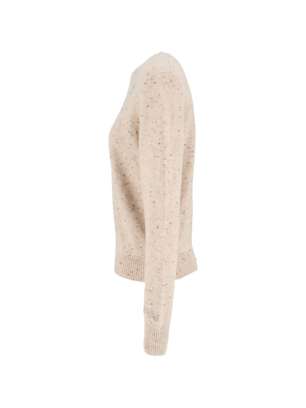 MC2 Saint Barth New Queen intarsia-knit sweater Beige