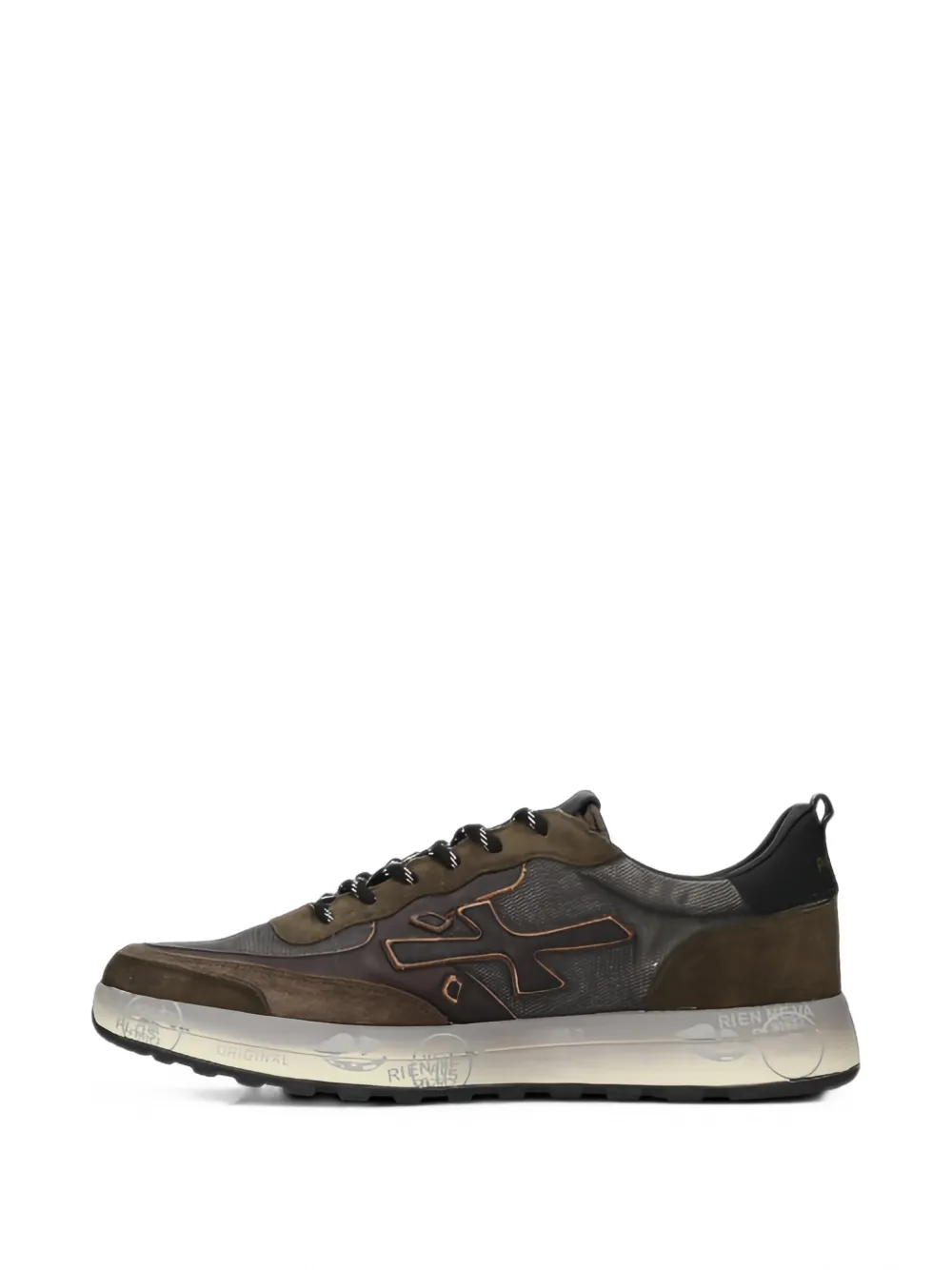 Premiata Nous 8685 panelled sneakers Groen